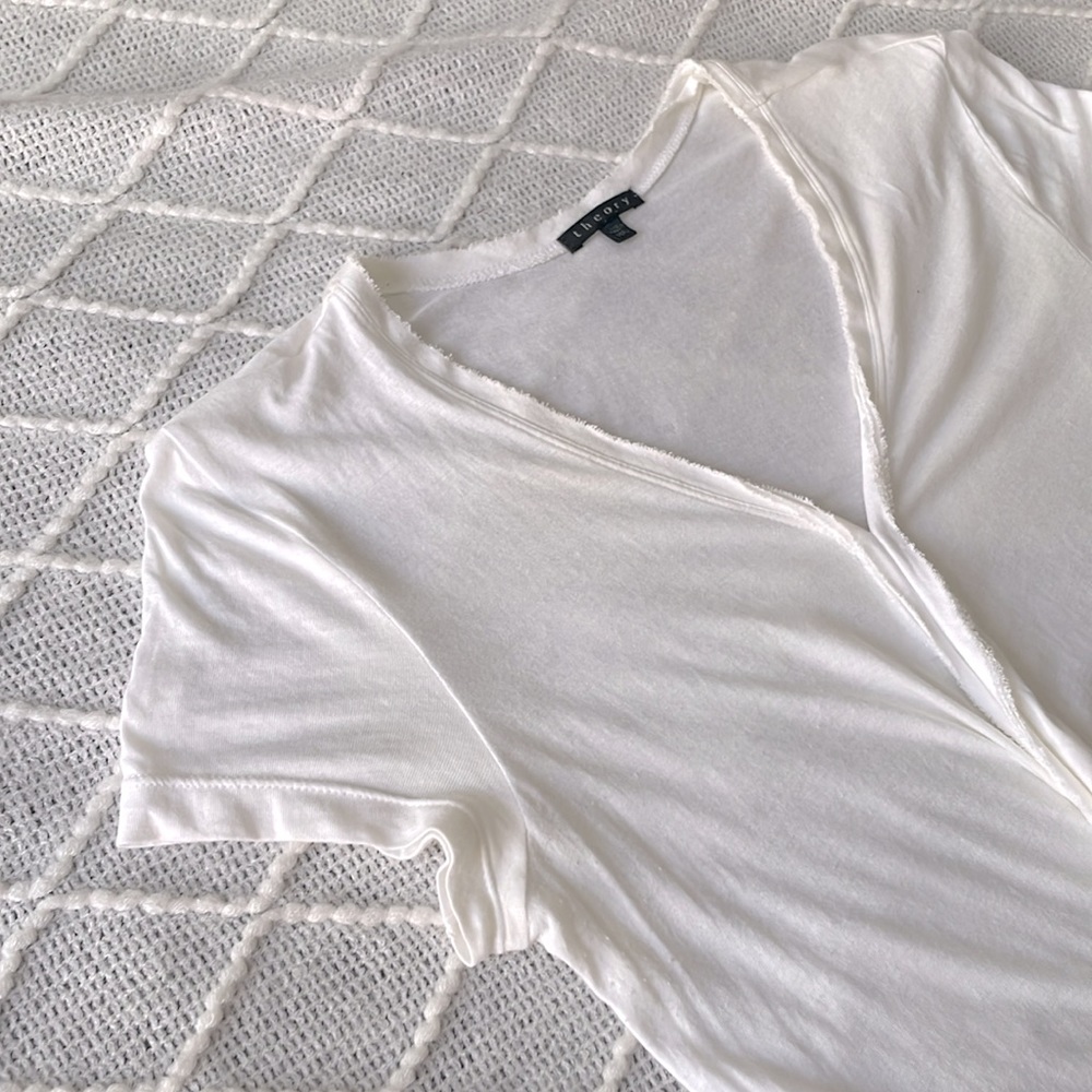 Theory white tshirts